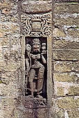 Baijnath Temple - the walls and the Shikhara have characteristic niches with images of gods and goddess. 